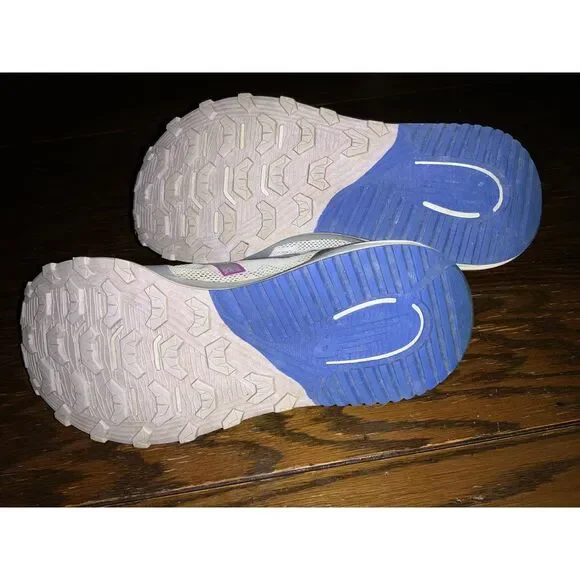 New Balance 10.5 All Terrain Running Shoes Athletic Sneakers Purple‎ Gray Blue - Picture 5 of 7